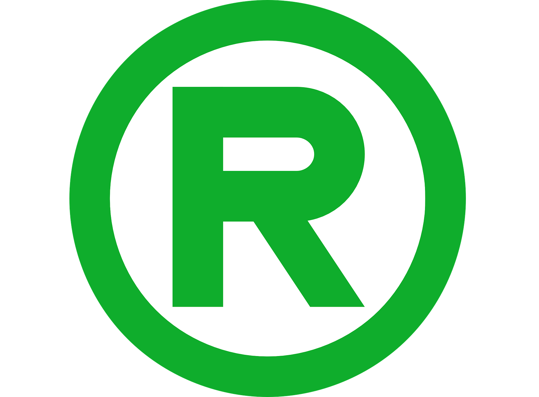 D en r. Значок r. Знак торговой марки. Товарный знак r. Буква r в круге.